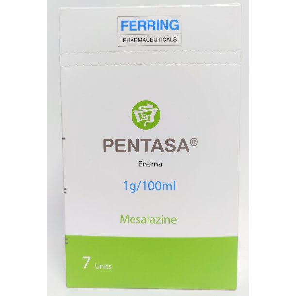 Pentasa Enema Rectal 1 x 7 Units 1G/100 ml 85 Pack (MESALAZINE)