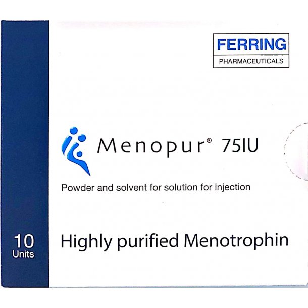 Menopur 75IU 10 Vials (GONADOTROPHIN) - HUMAN MENOPAUSAL 